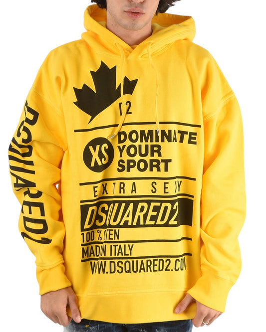 Dsquared Hoodie Black/Yellow