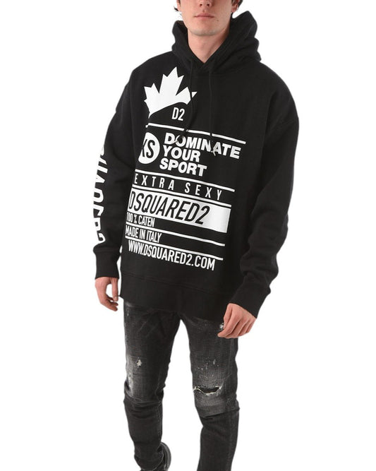 Dsquared Hoodie Black/White