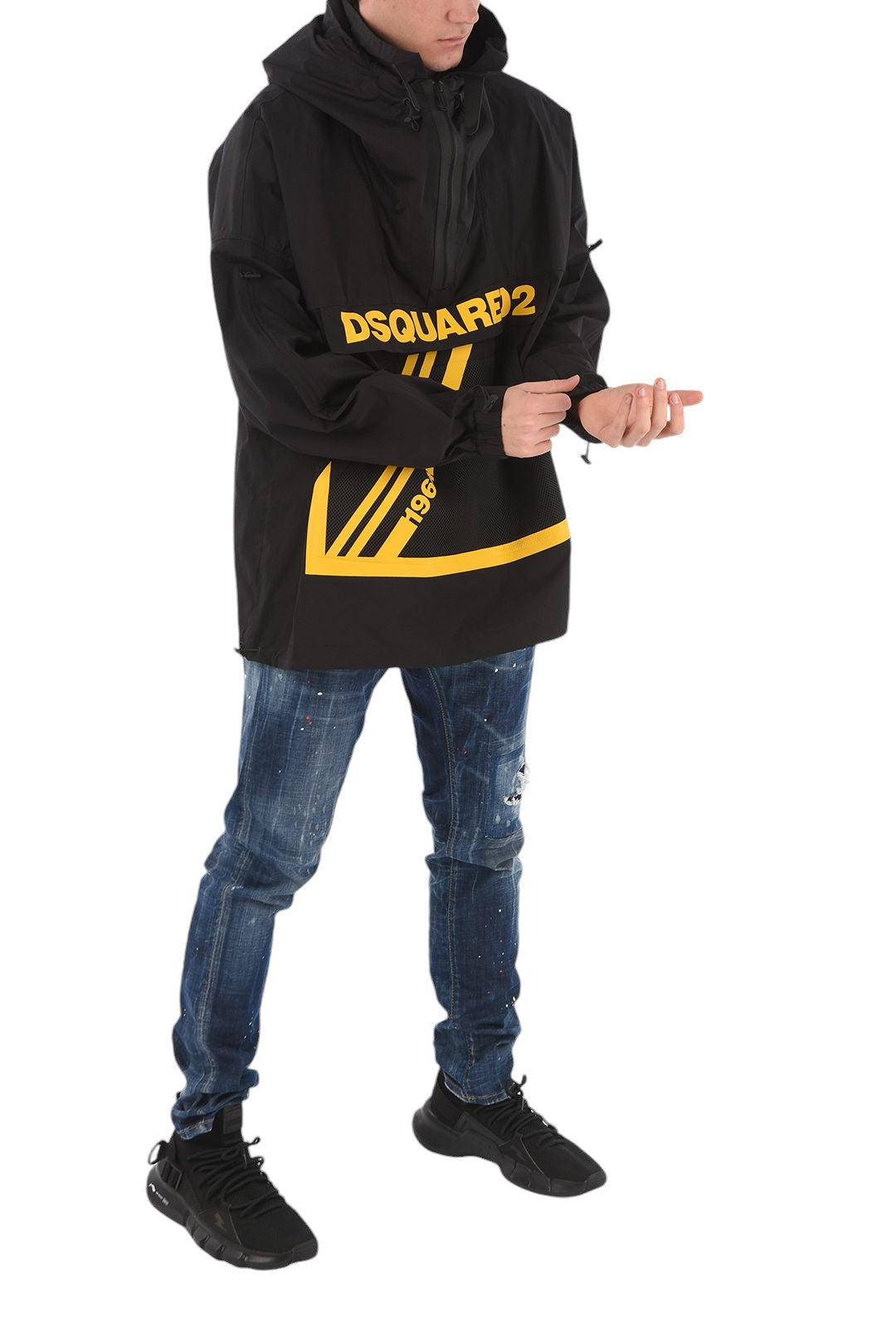 Dsquared 2 Windbreaker Black/Yellow