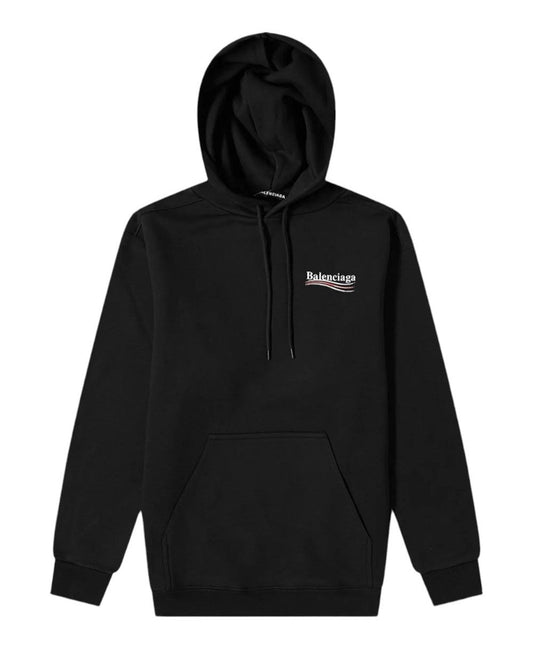 Balenciaga Hoodie "Waves" Logo Print