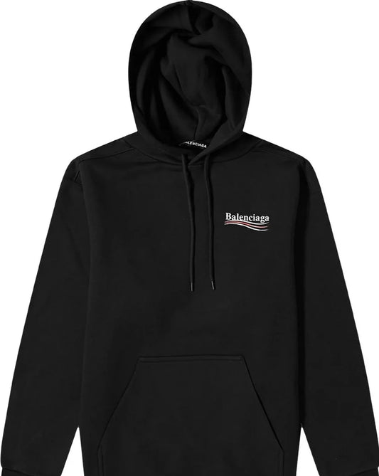 Balenciaga Hoodie "Waves" Logo Print