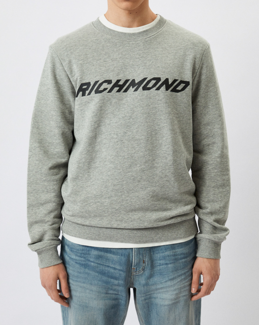 John Richmond Sweater "Grey Logo"