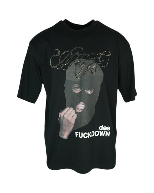 Comme des Fuckdown Shirt MASK BLK