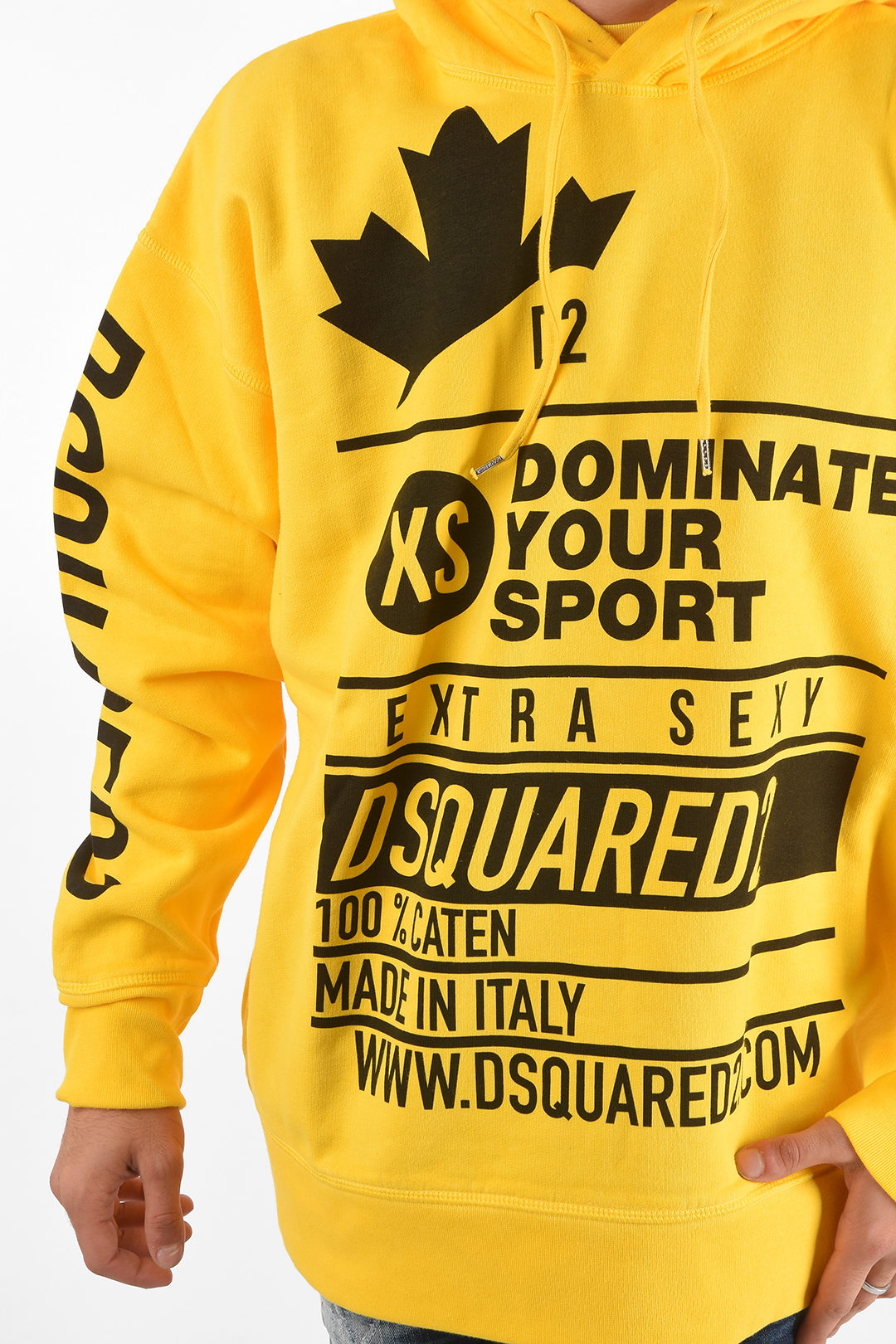 Dsquared Hoodie Black/Yellow