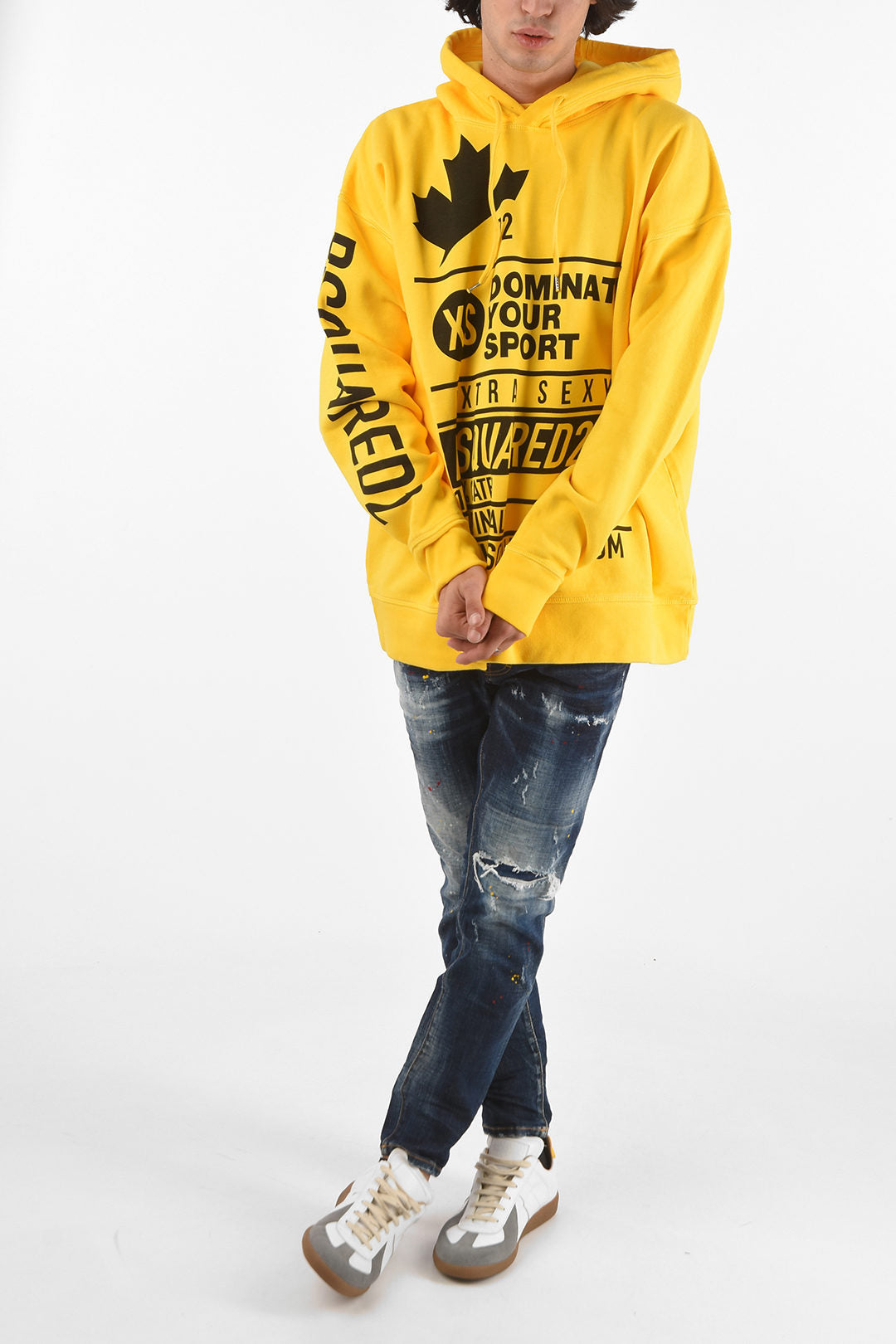 Dsquared Hoodie Black/Yellow