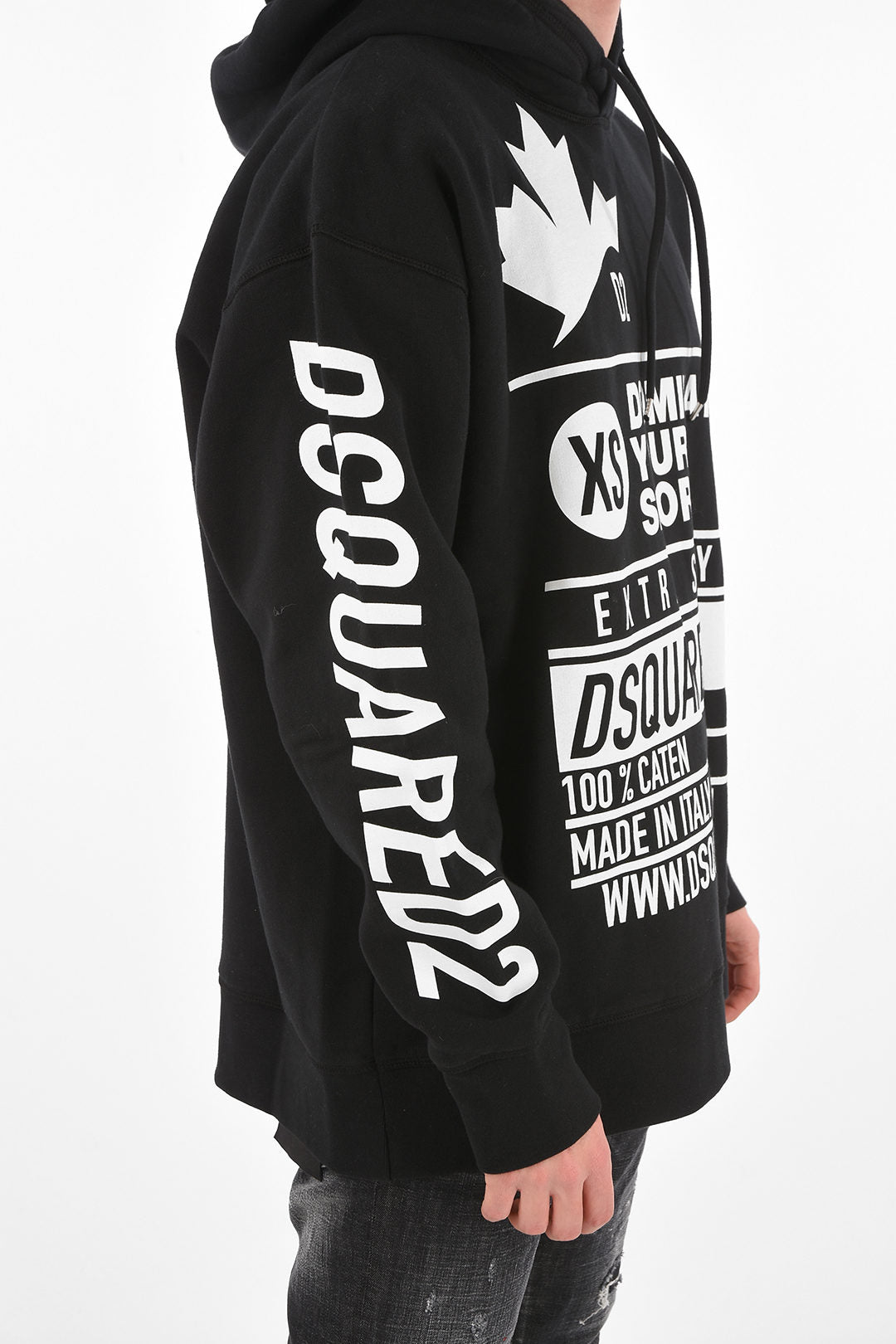 Dsquared Hoodie Black/White