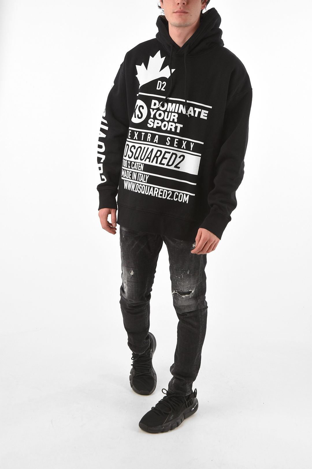 Dsquared Hoodie Black/White