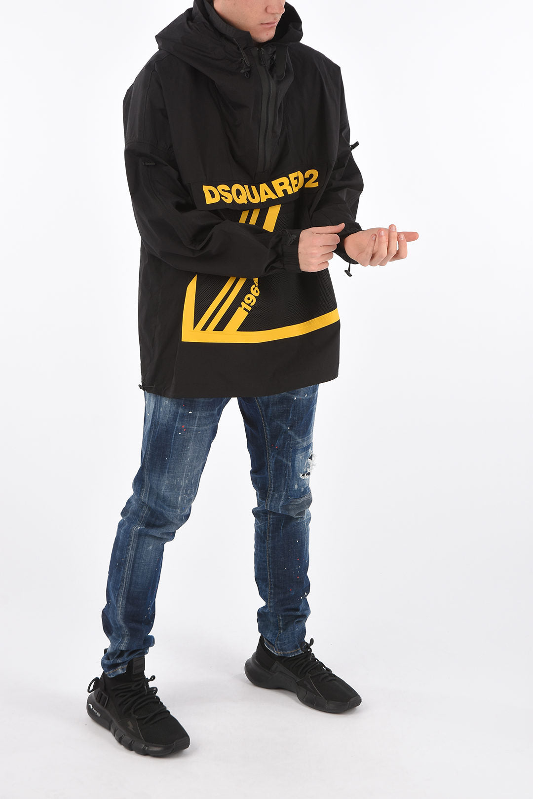 Dsquared 2 Windbreaker Black/Yellow