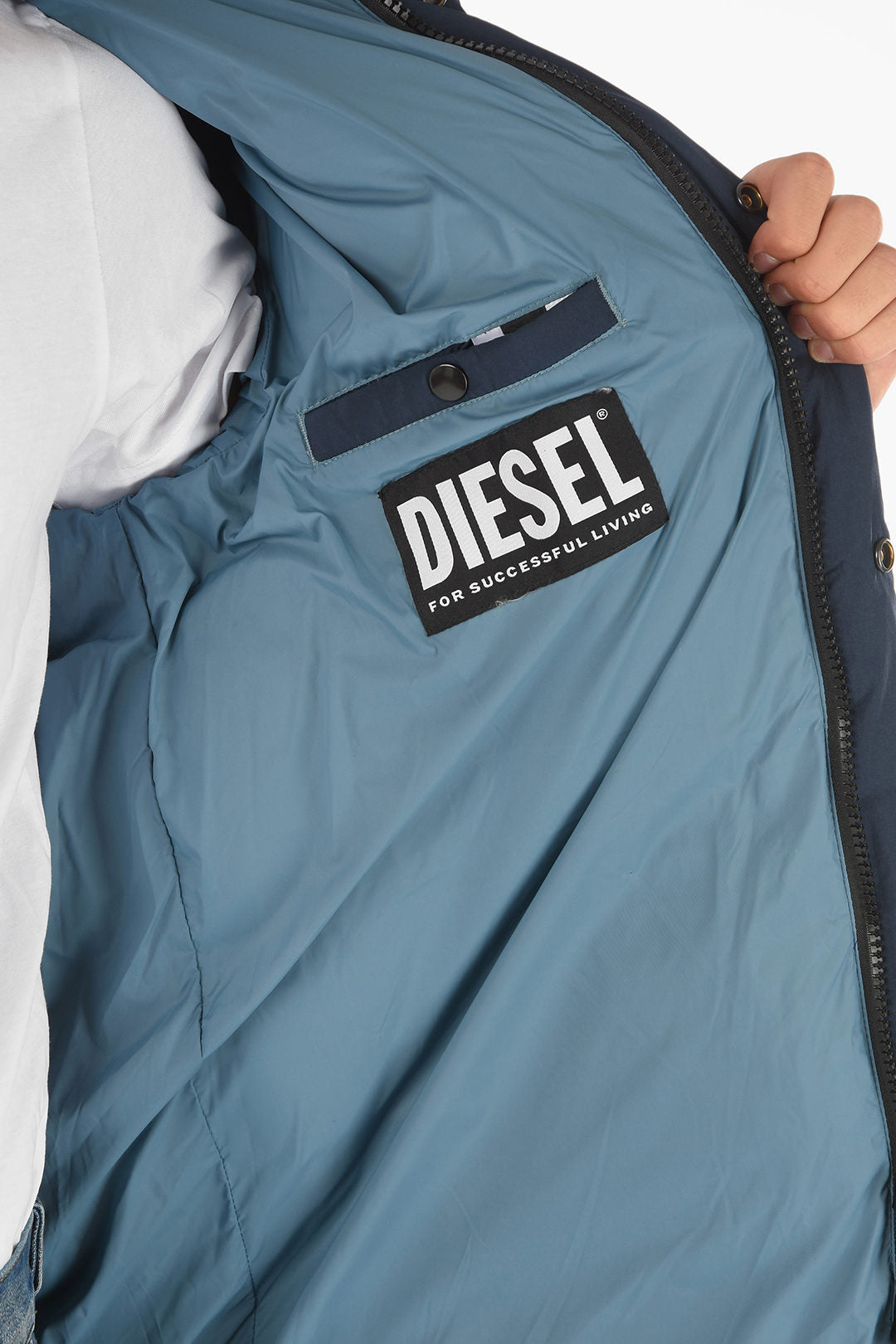 Diesel Jacke Long Blue