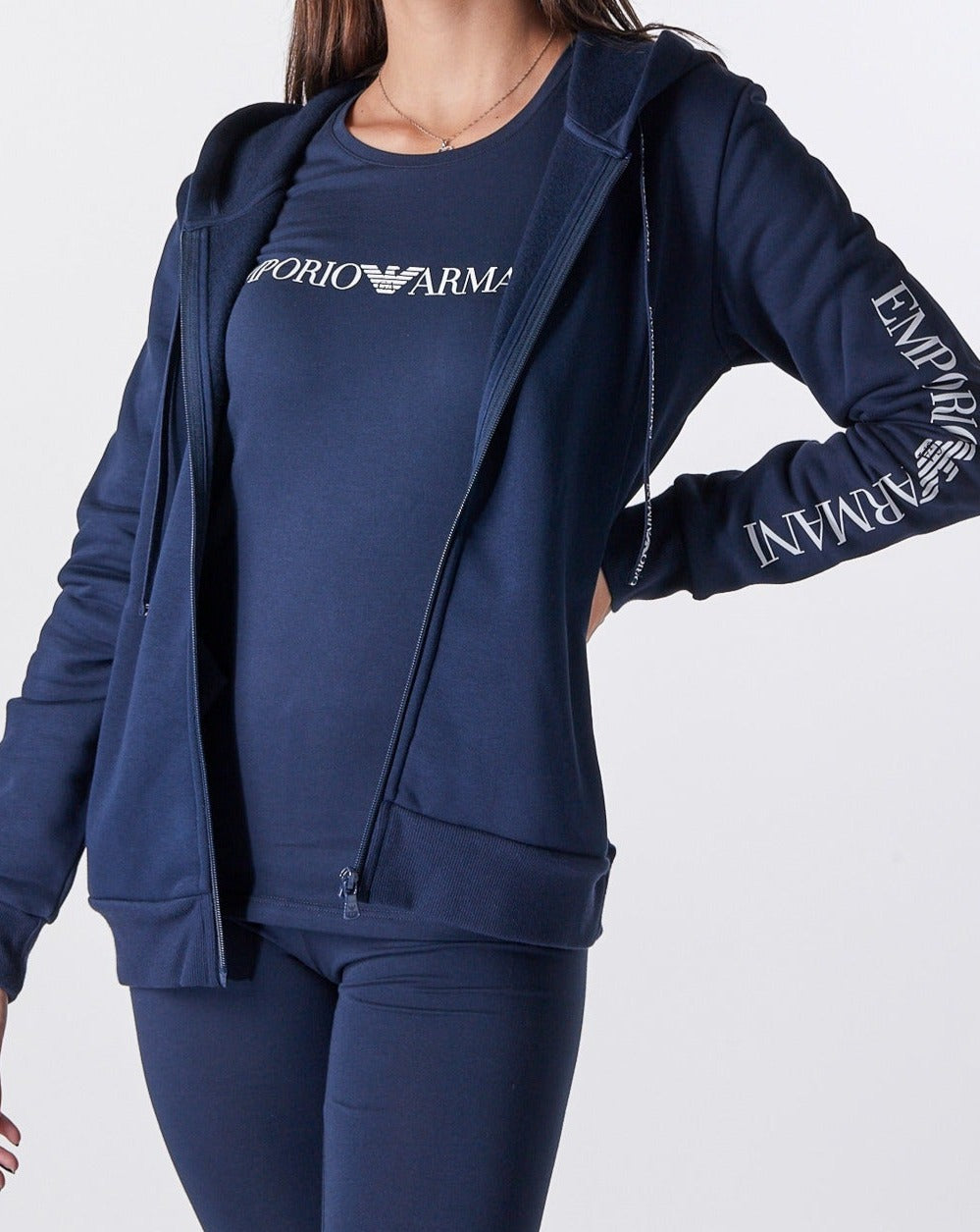 Emporio Armani Sweatjacket Navy Woman