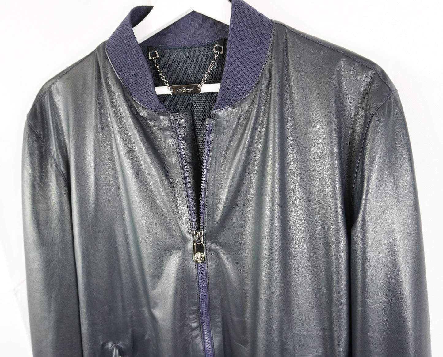 Lederjacke Reggenza Navy