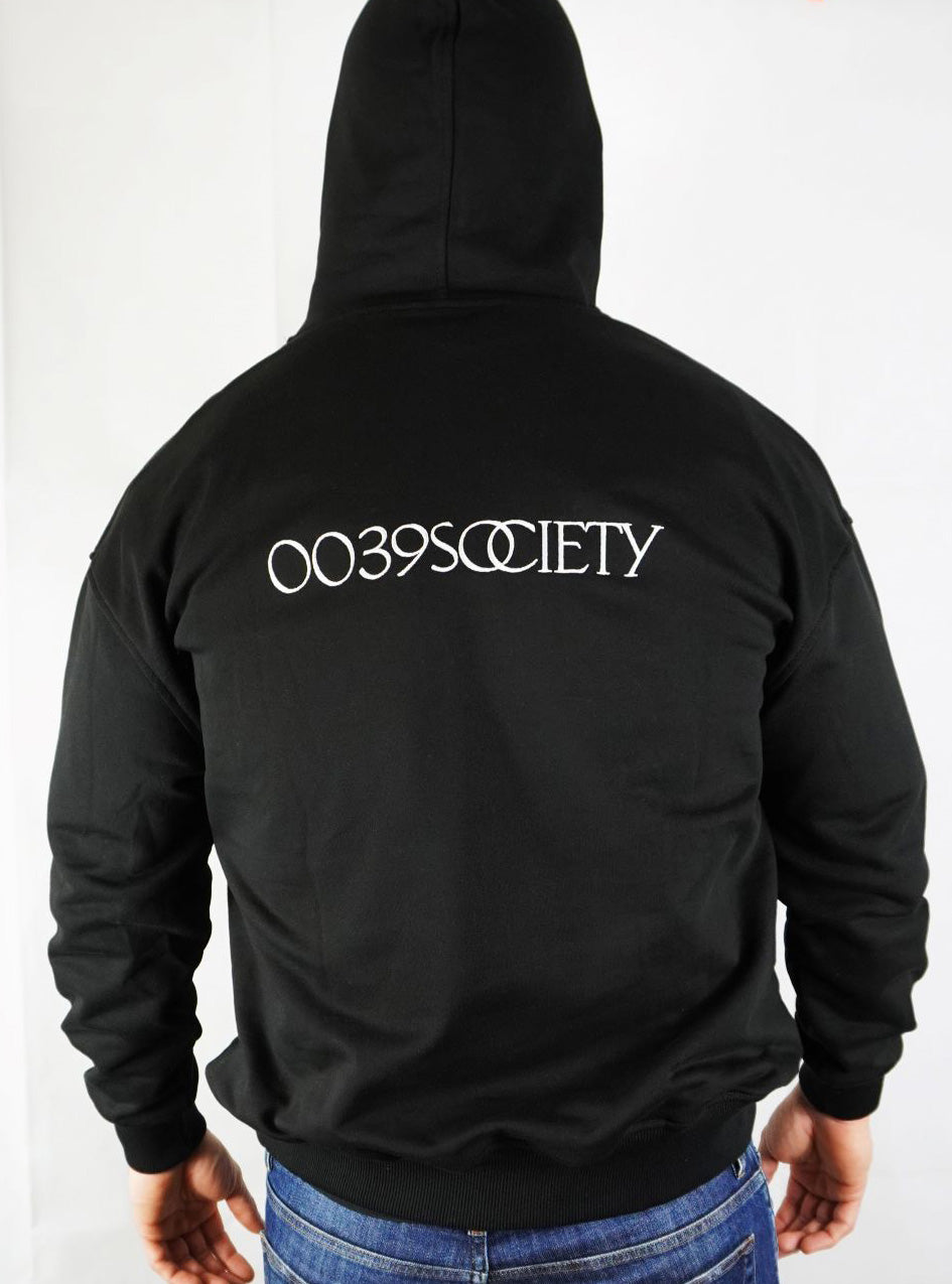 0039Society Hoodie Black