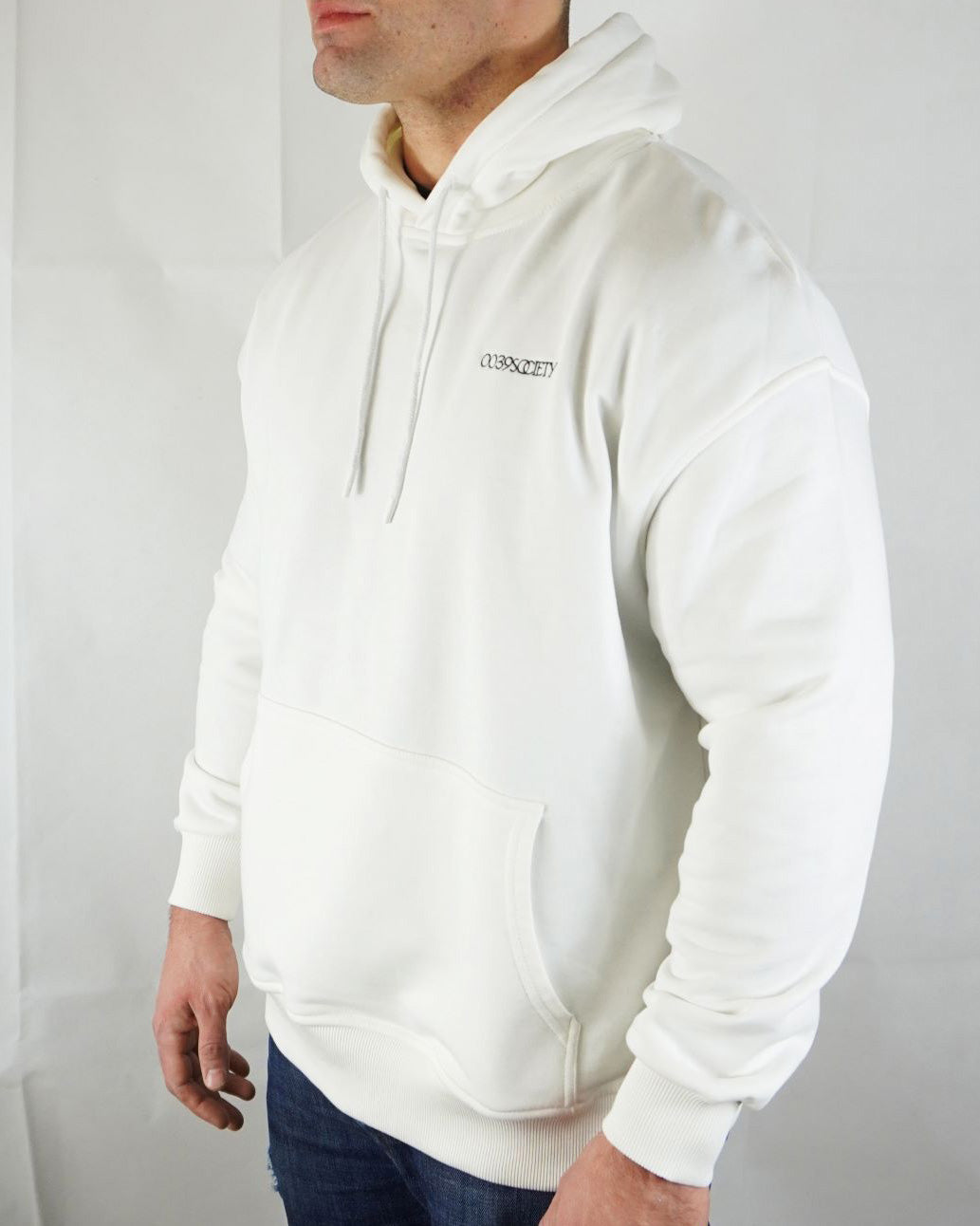 0039Society Hoodie White