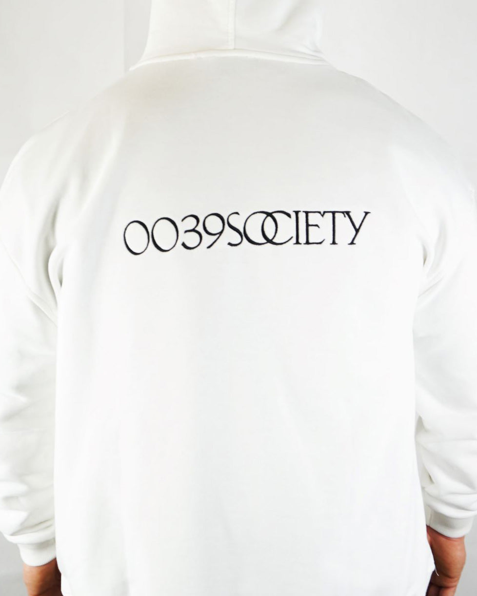 0039Society Hoodie White