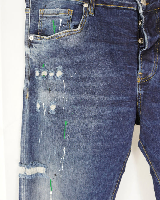 Jeans INTLC Green Dots