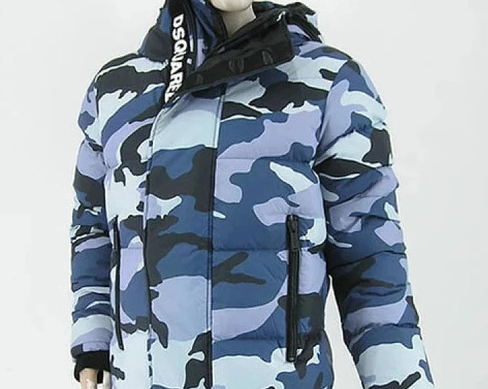 Dsquared 2 Jacket Camouflage Blue