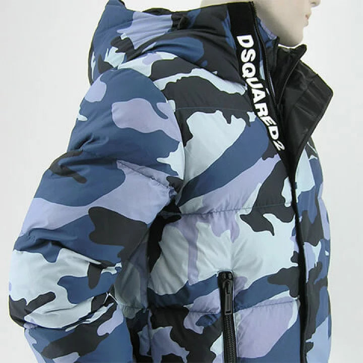 Dsquared 2 Jacket Camouflage Blue