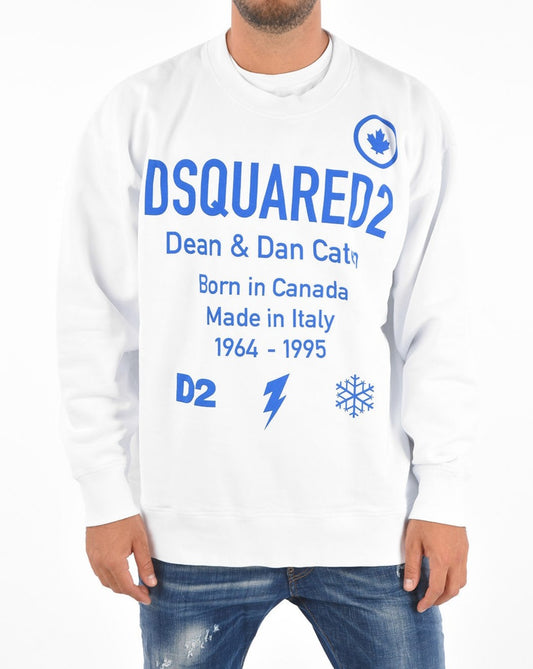 Dsquared Sweater White/Blue